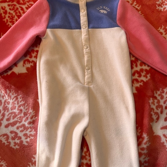 Old Navy Other - Old Navy Kids One Piece - Pink, Blue, and Cream